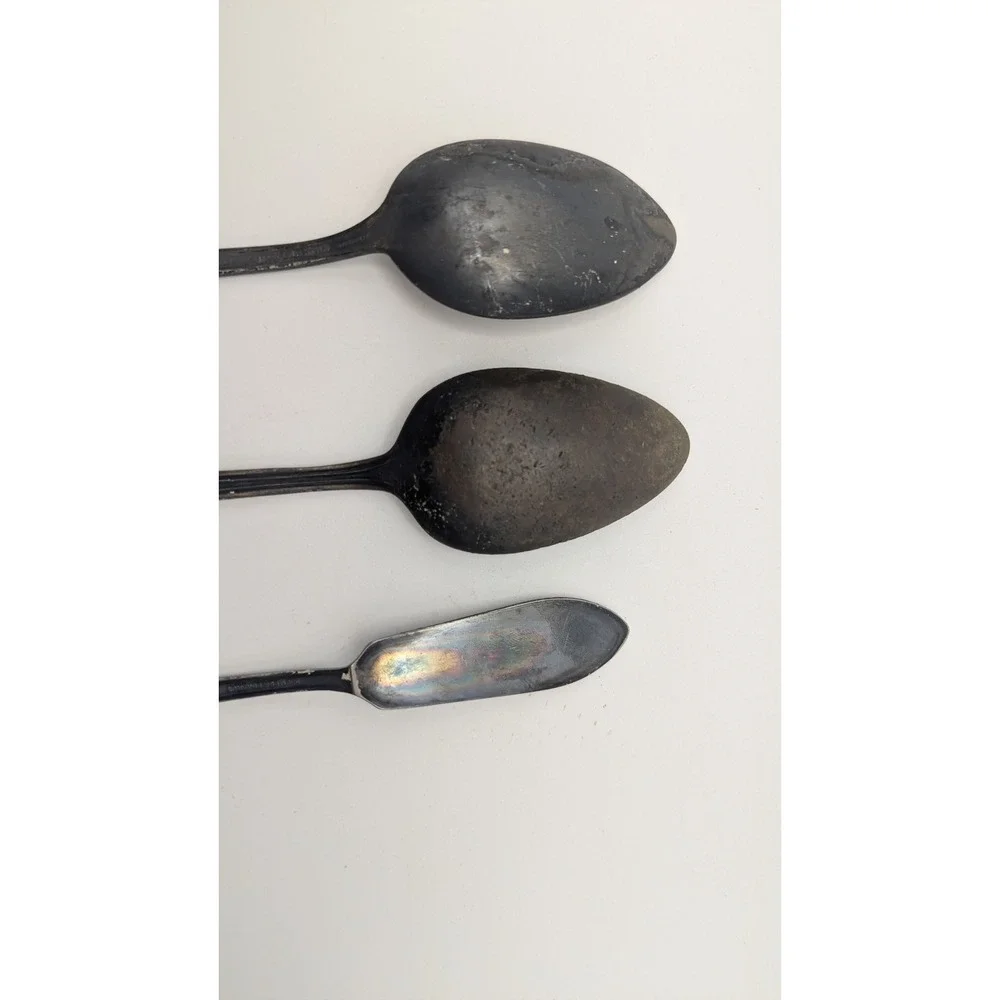 Vintage W Rogers Mfg Co Spoons Holmes & Edwards Butter Spreader Silverplate 3pc
